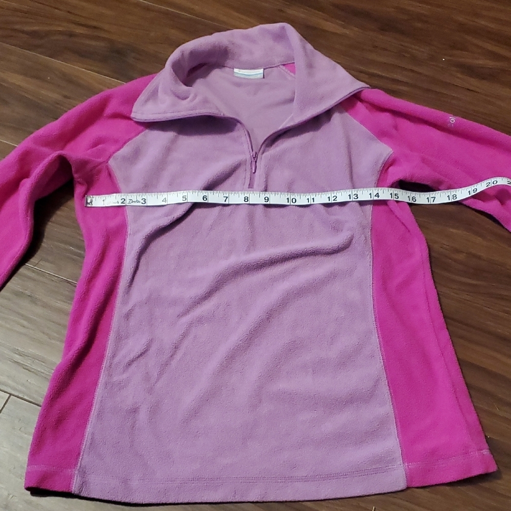 Columbia Women's Pink and Purple Fleece Top - Picture 4 of 8
